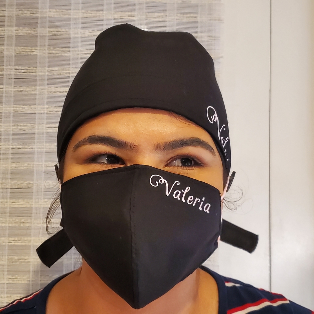 Surgical cap and mask - Picture 2 of 5